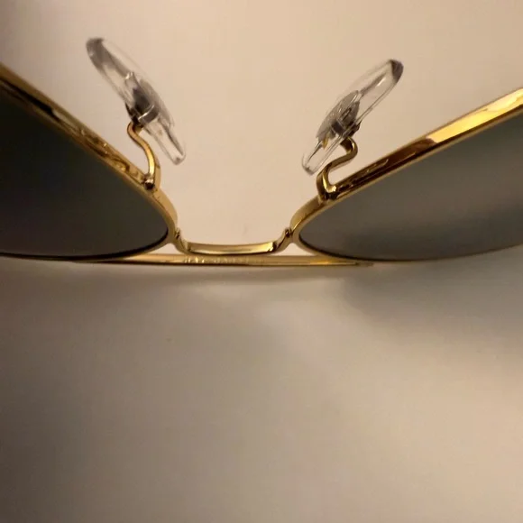 Ray-Ban Aviator Sunglasses RB3026 58-14mm Gold/Silver Mirror Lens 001/30 Unisex - Picture 10 of 17